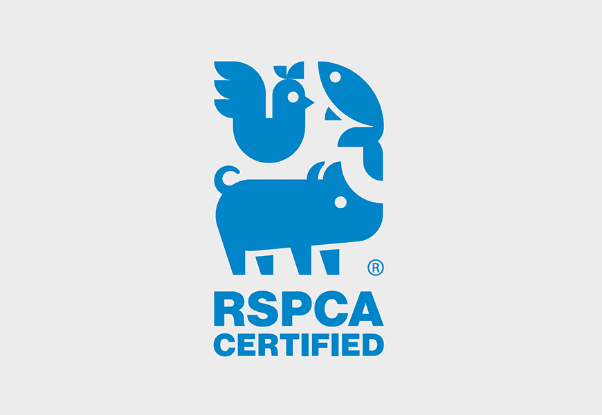 Graphic displays the new RSPCA Certified off logo pack icon